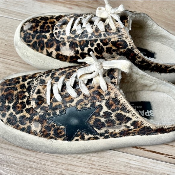 Golden Goose Space Stars Shearling Sabot - Picture 4 of 16